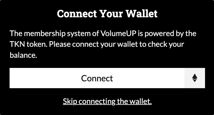 Connecting Wallet Screenshot